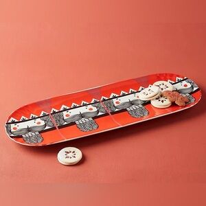 Anthropologie Krafty K Design Friendly Face Platter!